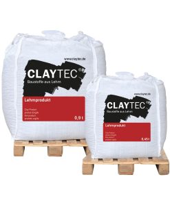Claytec Lehm-Dämmputz leicht, Handputz, erdfeucht