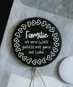 Magnet Familie ist eine Welt gefüllt mit ganz viel Liebe.