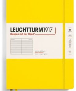 Notizbuch Composition (B5) Hardcover 219 nummerierte Seiten, Zitrone, Liniert