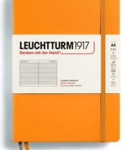 Notizbuch Medium (A5) Hardcover 251 nummerierte Seiten, Rising Sun,