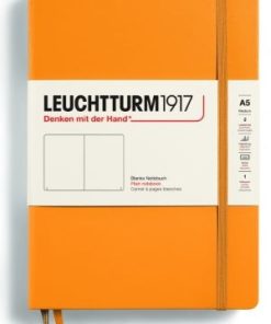 Notizbuch Medium (A5) Hardcover 251 nummerierte Seiten,Rising Sun,Blanko