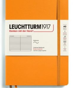 Notizbuch Medium (A5) Softcover 123 nummerierte Seiten, Rising Sun, Lin