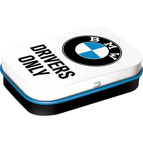 Pillendose BMW – Drivers Only White