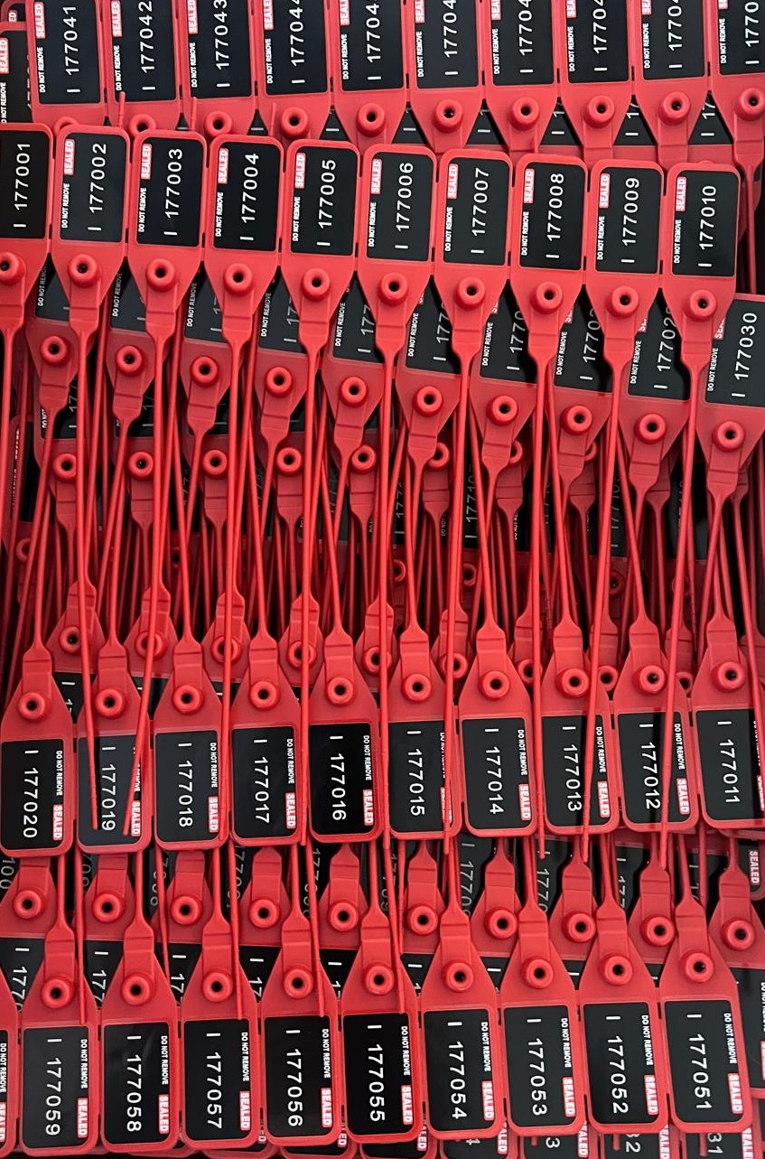 Durchziehplombe aus Polypropylen / Indikative PLOMBE – Bild 2