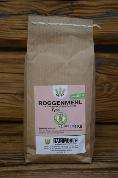 Roggenmehl aus ungespritztem Getreide