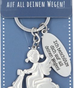 Schutzengel Schlüsselanhänger Sicher im Straßenverkehr