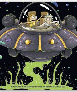 Untersetzer Rick and Morty Spaceship