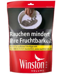 Winston Volume Tobacco Red Zip-Bag XL 105g