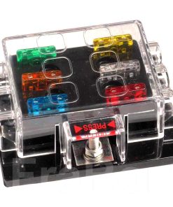 6-fach Kfz-Sicherungsverteiler für Flachstecksicherungen