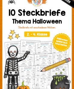 10 Steckbriefe zu Halloween [Digital]