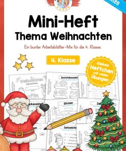 Mini-Heft: Weihnachten – 4. Klasse (24 Arbeitsblätter) [Digital]