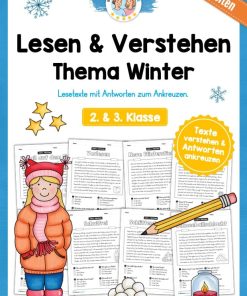 Winter: Lesen & Verstehen mit Ankreuzen [Digital]