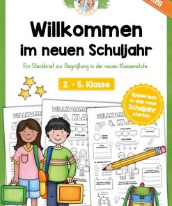 Steckbrief: Willkommen im neuen Schuljahr (2. – 5. Klasse) [Digital]