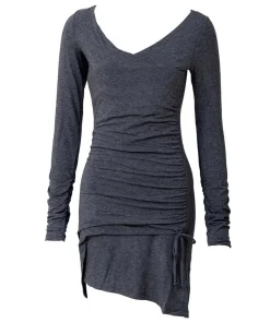 Kleid „Nostalgia“ Bambus – Grey Melange