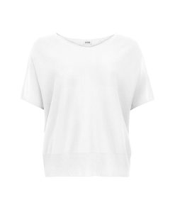 Drykorn SOMELI Kurzarm Pullover white 6000-420110
